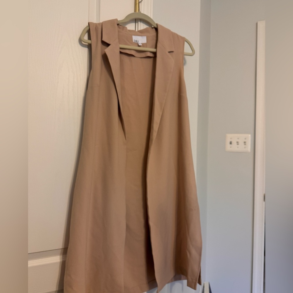 Camel Duster Vest